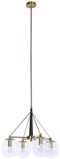 Plafondlamp DKD Home Decor 50 x 50 x 144 cm Kristal Gouden Metaal 50 W