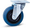 Meso - Zwenkwiel - 125mm - 180kg - Blauw