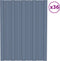 vidaXL - Dakpanelen - 12 - st - 80x45 - cm - gegalvaniseerd - staal - bruin