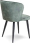 Liviza Stoel Loka Forrest groen - Velvet - Rond Groen - 78 cm , 52.5 cm , 62 cm