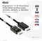 Club 3D - DisplayPort 2.1 DP80 - 1,2m - Zwart