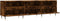 vidaXL - Tv-meubel - 150x30x44,5 - cm - bewerkt - hout - gerookt - eikenkleurig