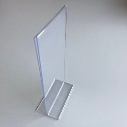 Klika - Menu-standaard acryl - 10x21 cm 1-delig - 40 stuks