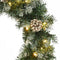 vidaXL - Kerstkrans - met - LED-lampjes - 45 - cm - PVC - groen