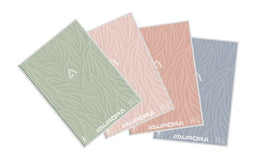 Schrift Aurora A4 lijn 120blz 80gr spiraal assorti