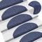 vidaXL - Trapmatten - zelfklevend - 10 - st - 65x21x4 - cm - naaldvilt - blauw