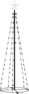 vidaXL - Kegelkerstboom - 70 - warmwitte - LED's - 50x120 - cm
