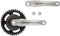 Crankstel Miranda Alfa 1, 33T 3/32 met zwarte disc 9.2cm en zilveren crank