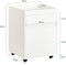 SoBuy FBT121-W - Bijzettafel - 2 Laden - Wit - 40x40x54 cm