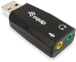 Equip USB Audio Adapter - Geluidskaart - USB 2.0 - 2.0 kanalen - 3.5mm jackplug