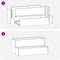 vidaXL - Tuinplanter - 2-niveaus - 100x60x45 - cm - RVS