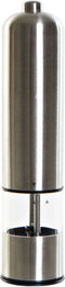 Peper- en zoutstel DKD Home Decor Kristal Roestvrij staal (5,2 x 5,2 x 23 cm)