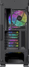 Nfortec Krater X - ATX Semi-toren doos - RGB Verlichting - Zwart