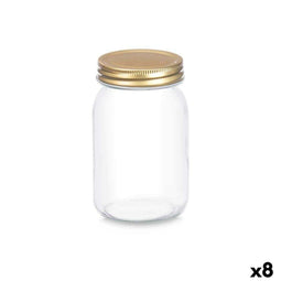 Blik Vivalto CWDH03-8PK Goud Transparant 500 ml (8 Stuks)