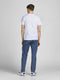 JACK&JONES ORIGINALS JORBRADY TEE - T-shirt korte mouw - 3-pack met logo print - Blauw Groen Wit (3-pack)