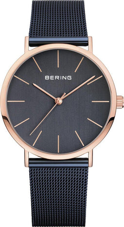 BERING 13436-367 - Polshorloge - RVS - Ø 36 mm - Rosékleurig