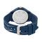 Politie Blauwe Silicone Horloge Met 40MM Wijzerplaat