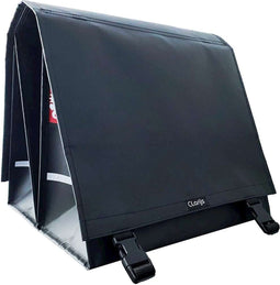 Clarijs Fietstas dubbel XL - PVC 46L - Uitsparing - Zwart