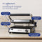 Safecourt CG100 - Contactgrill - 3-in-1 functie PFAS-vrij - Zilver
