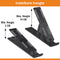 Laptop Standaard Verstelbaar Universeel Zwart - Laptop houder - Laptopsteun - Laptophouder - Ergonomisch - Aluminium - t/m 17 inch