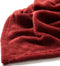 Dutch Decor - HARVEY - Plaid 150x200 cm - superzachte deken van fleece - Merlot - bordeaux rood - Mooie kwaliteit