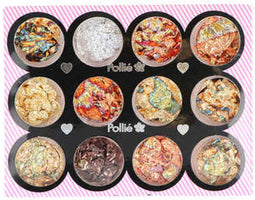 Purpurine Eurostil Nail Art 12 kleuren (12 x 1 g)