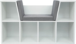 Schoenenkast met zitkussen - schoenenrek hal gang slaapkamer