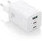 Aisens ASCH-65W3P041-W - Oplader - 65W - 1x USB type-A 2x USB type-C - Wit