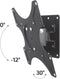 Techly ICA-LCD 2900B - Muurbeugel - 19-37 inch - Kantelbaar - Zwart