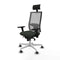 Bureaustoel met hoofdsteun Piqueras y Crespo 3D026G1 Zwart