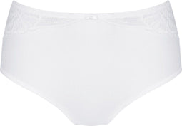 Triumph Modern Lace+Cotton Maxi Onderbroek - Aansluitend - Wit - Maat 40