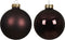 Kerstbal glas d8 cm z.trffl 6st