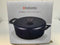 Brabantia The Dutch Oven XL - Braadpan 28cm - Gietijzer - PFAS Vrij - Inductie geschikt - Night Blue