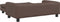 vidaXL - Hondenmand - met - verlengstuk - 100x50x30 - cm - kunstleer - bruin