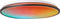 Brilliant Heida - Plafondlamp RGB Ø 49cm - Dimbaar - Zwart