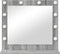vidaXL - Make-upspiegel - met - LED-verlichting - Grijs - Sonoma - 60x55x18 - cm