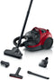 Bosch BGS21CAR - Zakloze Stofzuiger - 750 W - PureAir hygiënefilter - Rood
