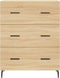 vidaXL - Dressoir - 69,5x34x90 - cm - bewerkt - hout - sonoma - eikenkleurig