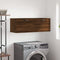 vidaXL - Wandkast - 100x36,5x35 - cm - bewerkt - hout - bruin - eikenkleur