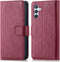 iMoshion Hoesje Geschikt voor Samsung Galaxy A54 (5G) Hoesje Met Pasjeshouder - iMoshion Luxe Bookcase - donkerrood