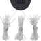 vidaXL - Tuinpaviljoen - met - LED-lichtslinger - 3x3 - m - antracietkleurig
