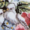 Thea Gouverneur - Borduurpakket met telpatroon - 923A - Voorgesorteerde DMC Garens - Poëzie Tortelduifjes - Aida - 25 cm x 36 cm - DIY Kit