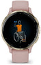 Garmin Venu 3S - Smartwatch - AMOLED-scherm 41mm - Goud Roze