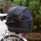 Trixie EVA Fietsmand - Achter - Met gaasafdekking en korthouder - Zwart - 29 x 42 x 48 cm