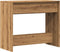 vidaXL - Wandtafel - 89x41x76,5 - cm - bewerkt - hout - artisanaal - eikenkleurig