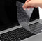 Lunso Geschikt voor MacBook Air 13 (M2/M3) / Air 15 (M2/M3) / Pro 14 / Pro 16 (M1/M2) - Keyboard Cover (EU) - Transparant