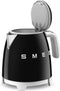 Smeg KLF05BLEU - Mini Waterkoker - 0,8L 1400W - Zwart