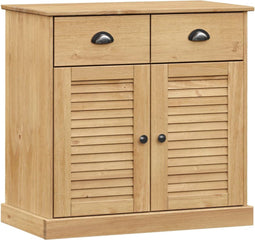 vidaXL - Dressoir - met - lades - VIGO - 78x40x75 - cm - massief - grenenhout