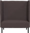 vidaXL - Hoge - Rug - Sofa - Donkerbruin - 109x56x121 - cm - Stof