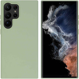 iMoshion Hoesje Geschikt voor Samsung Galaxy S23 Ultra Hoesje Siliconen - iMoshion Color Backcover - groen